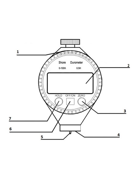 Durómetro Shore D TYP-100D